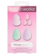 Brushworks HD Ultimate Complexion Sponge Set   6 stk.