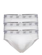 Cr7 Basic Brief Organic 3-Pak Underbukser Y-frontunderbukser White CR7