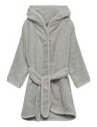 Organic Bath Robe Morgenkåpe Badekåpe Grey Pippi