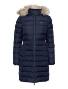 Tjw Essential Hooded Down Coat Fôret Kåpe Navy Tommy Jeans