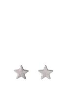 Ava Recycled Star Earrings Silver-Plated Accessories Jewellery Earring...