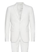 Plain Mens Suit - Normal Lenght Dress White Lindbergh