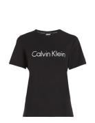 S/S Crew Neck Topp Black Calvin Klein