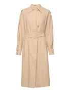 2Nd Sylvie - Peached Touch Trench Coat Kåpe Beige 2NDDAY