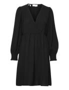 Slf Wina Ls Short Dress M Kort Kjole Black Selected Femme