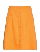 Slfgulia Hw Short Skirt B Kort Skjørt Orange Selected Femme