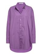Vega Shirt Dress Kort Kjole Purple Faithfull The Brand
