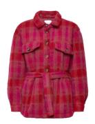 Koi Shirt Jacket Ulljakke Jakke Red Noella