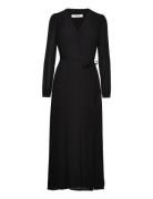 Lime Wrap Dress Maxikjole Festkjole Black IVY OAK