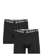 Cotton Stretch Boxer 2P Boksershorts Black Björn Borg