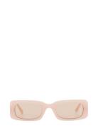 Sunset Cinnamon Firkantede Solbriller Pink Corlin Eyewear