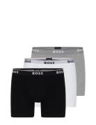 Boxerbr 3P Power Boksershorts Grey BOSS