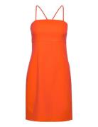 Onlabba Strap Slim Slit Dress Cc Tlr Kort Kjole Orange ONLY