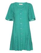 Crtiah Short Dress - Zally Fit Kort Kjole Blue Cream