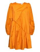 Heslagz Dress Kort Kjole Orange Gestuz