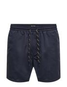 Onsted Life Short Swim Noos Badeshorts Navy ONLY & SONS