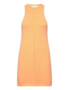 Knitted Tank Dress Kort Kjole Orange Calvin Klein Jeans