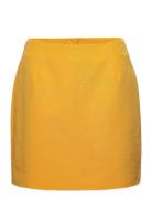 Danigz Mw Mini Skirt Kort Skjørt Yellow Gestuz