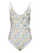 Ireni Bly Frill Swimsuit Badedrakt Badetøy Multi/patterned Becksönderg...