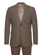 Slhslim-Adrian Suit B Dress Brown Selected Homme
