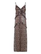 Hayes Recycled Maxi Dress Maxikjole Festkjole Brown Notes Du Nord