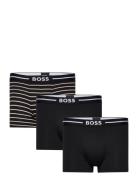 Trunk 3P Bold Design Boksershorts Black BOSS