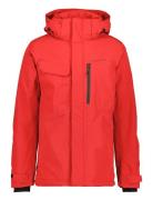 Stefan Usx Jkt Parkas Jakke Red Didriksons