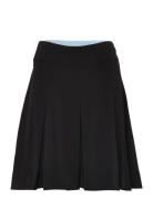 Pleated Mini Skirt Kort Skjørt Black Coster Copenhagen