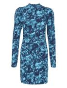 Ravagz Slim Dress Kort Kjole Blue Gestuz