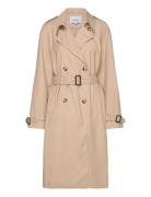 Horizon Trenchcoat Trench Coat Kåpe Beige Minus