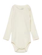 Berry - Bodysuit Bodies Long-sleeved Cream Hust & Claire