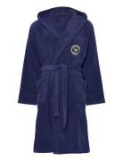 Men's Woven Bathrobe Morgenkåpe Badekåpe Blue Emporio Armani