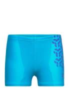 Boy's Arena Kikko V Swim Short Graphic Turquoise-N Badeshorts Blue Are...