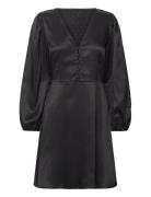 Enitta New Short Dress Kort Kjole Black A-View