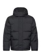 Laurel Short Puffer Jet Black Fôret Jakke Black LEVI´S Men