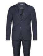 Bs Napa Slim Fit Suit Set Dress Navy Bruun & Stengade