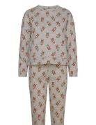 Pcxmas Chilli Sweat Set Bc Pyjamas Grey Pieces