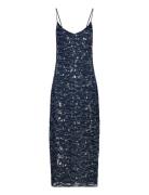 Sally Dress 15033 Maxikjole Festkjole Navy Samsøe Samsøe