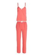 Cami & Long Pants Satin Pyjamas Pink Tommy Hilfiger