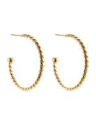 Twist Hoop 30 Mm Accessories Jewellery Earrings Hoops Gold By Jolima