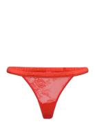 Mesh Thong Stringtruse Undertøy Red Understatement Underwear