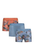 Boxer 3 Pack Elastic Aop Night & Underwear Underwear Underpants Multi/...