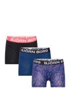 Core Boxer 3P Night & Underwear Underwear Underpants Multi/patterned B...