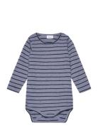 Nbmtruman Ls Body Bodies Long-sleeved Blue Name It