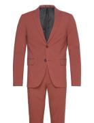 Plain Mens Suit - Normal Lenght Dress Red Lindbergh