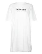 S/S Nightshirt Nattkjole White Calvin Klein