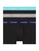 Low Rise Trunk 3Pk Boksershorts Black Calvin Klein