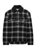 Check Sherpa Trucker Jacket Tynn Jakke Black Calvin Klein Jeans