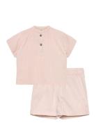 Future Short Pajama Junior Pyjamas Sett Pink Copenhagen Colors