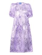 Mikacras Dress Knelang Kjole Purple Cras